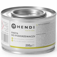 Plakken voor verwarmingsgerechten - ethanol kan 48 x 200g - Hendi 194546