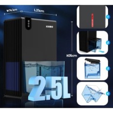 Air Dehumidifier KIUMO 60W 5 L Effective moisture reduction device in exhibition rooms