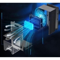 Air Dehumidifier Kiumo 60W 5 L Effektiv fuktighetsreduksjonsenhet i utstillingsrom