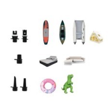 Pompe électrique pour la planche de rangée générique, 4000 mAh, 12 V