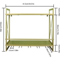 Wandhouder FLRH Wijnfles, 24.2 inch, 2 niveaus