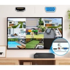 CCTV 1080P 5 MP HDMI 8 TB Terminé Westshine Ensemble de surveillance avec enregistreur et disque de caméras HD