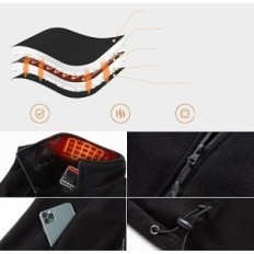 Vest de chauffage pour femmes Hillsltr, 7,4 V, 12000 mAh, taille m