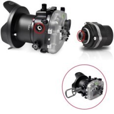 Grenouilles de mer Boîtier sous-marin pour Sony A7S III Fe16-35mm 40m / 30ft