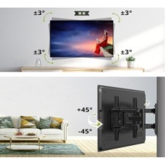 USX Mount XML018-1-03 TV Holder, 32-90 inches, svart