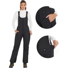 Pantalon de ski d'hiver imperméable Ohuu pour femmes