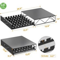 Drawer for HFHOME VERTOULINE Capsules with tempered glass for 40 Vertuo capsules