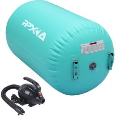 Gymnastická rohož s ppxia pump, zelený vzduchový kotúč, 100 x 60 cm NO SET