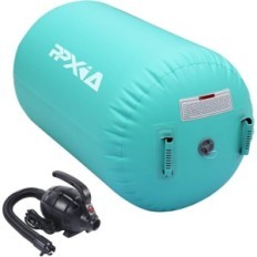 Gymnastic mat with PPXIA pump, Green Air Roll, 100 x 60 cm No set