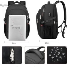 DELLA GAO laptop backpack large capacity over independent pockets that provide a lot of storage space