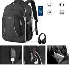 Della Gao laptop ryggsäck stor kapacitet över oberoende fickor som ger mycket lagringsutrymme