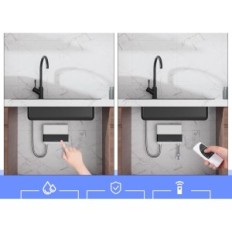 Funktioniert nicht mit dem Warmwasserbereiter JAOGAUS, 6000 W, IPX4, 230 V, 22.3x22.3 x17,5 cm