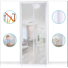 Porta com mosquito net Apalus, proteção magnética contra insetos 110х200 branco