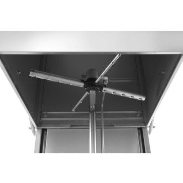 Afwas voor gerechten Snelle en economische + dispenser mand 50x50cm 400v