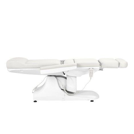 Azzurro 891 elektrisk kosmetikstol vit — sidosida