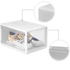 Yorbay skor på skor 37 x 26 x 16 cm, uppsättning av 3 stycken arméer på skor