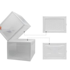 Yorbay skor på skor 37 x 26 x 16 cm, uppsättning av 3 stycken arméer på skor