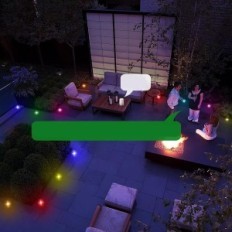 Λαμπτήρες δαπέδου RGBIC LED 20 τεμ. WiFi 31 mm IP67 Pixel Έξυπνο φωτισμό του κήπου