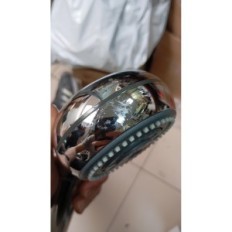 Sanquell shower head, 5 settings, 1/2 inch, chromed exhibition