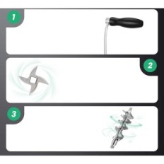 Ročno meso meso Razor ZYW-105C, nerjaveče jeklo