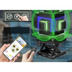 Razina Hancanera Laser Spirit, 4x360 °, 1,5 m stativ, 2x2400 mah, izložba