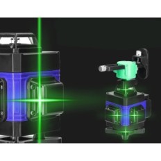 Hancaner Laser Spirit Level, 4x360 °, 1,5 m Tripod, 2x2400 mah, Näyttely