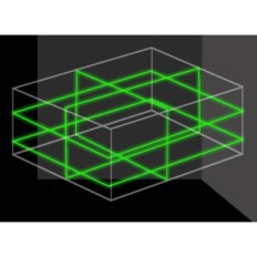 Hancaner Laser Heruls, 4x360 °, 1,5 m Statív, 2x2400 MAH, výstava