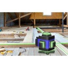 Hancaner Laser Spirit Level, 4x360 °, 1,5 m stativ, 2x2400 mAh, udstilling