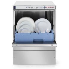 Lavastoviglie per piatti + Distributore + Pompa Pompa 50x50cm 400V 3 Programmi