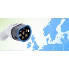 Kabel za utovar automobila evidy, tip 2, spiralni 11kW, 5m, 16a