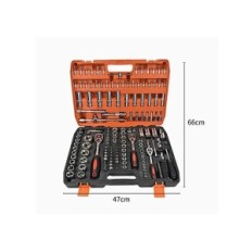 Set di strumenti di restaq in una valigia 172 parti Un set di utensili manuali per la casa, il laboratorio e le riparazioni, in 