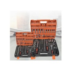 Set di strumenti di restaq in una valigia 172 parti Un set di utensili manuali per la casa, il laboratorio e le riparazioni, in 