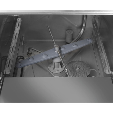 Máquina de lavar louça para pratos + Dispenser + Basqueira 50x50cm 400V 3 Programas