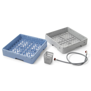 Diskmaskin för rätter + Dispenser + Pumpkorg 50x50cm 400V 3-program