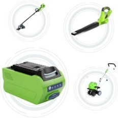 Exmate Battery, Li-Ion, 40 V, 5000 mAh, til GreenWorks G-MAX