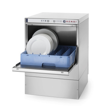 Dishwasher for dishes + Dispenser + Pump Basket 50x50cm 400V 3 Programs