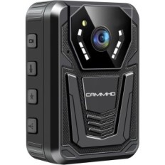 Cammhd-kamera, IP68, 3400 mAh, 4K / 2160p HD, 170 °, sort ingen sæt