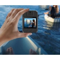 Cammhd-kamera, IP68, 3400 mAh, 4K / 2160p HD, 170 °, sort ingen sæt