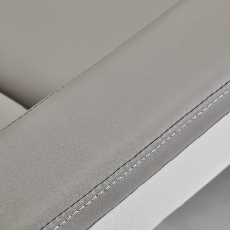 Azzurro 891 electric cosmetic chair grey — close-up of the armrest
