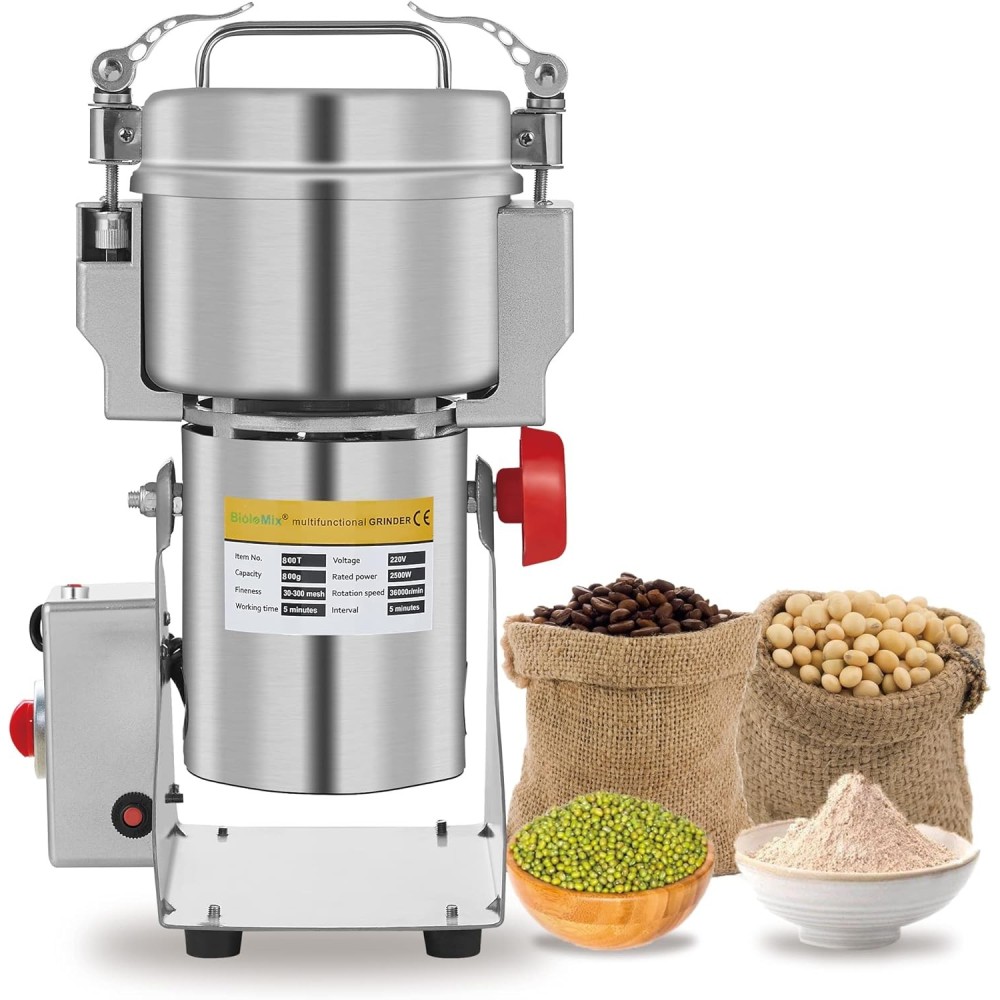Biolomix Swing Coffee bruska, 2500 W, 220V, 800 g