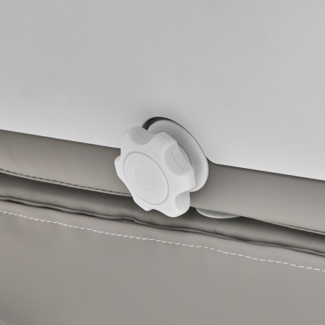 Azzurro 891 elektrické kozmetické kreslo sivé — detail ovládania