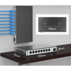 Communicator Sodola, 8 θύρες, 2,5 g, 1 10g SFP υποδοχή, 60 GB / s