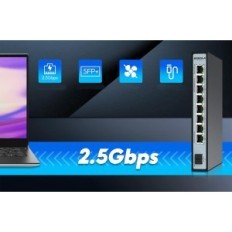 Komunikator SODOLA, 8 portów, 2,5G, 1 gniazdo 10G SFP, 60 Gb/s