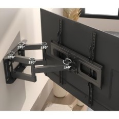 Bontec zidni držač za 23-70 '' LED LCD OLED ručka podesiv zid s rotacijom i nagibom