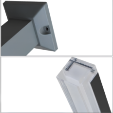 Lampada da giardino usata da 10W 60cm Lampada da giardino moderna per illuminazione da giardino e terrazza