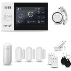 Huxgo House Alarm, HXA007, WiFi + GSM, 4G LTE, brukt
