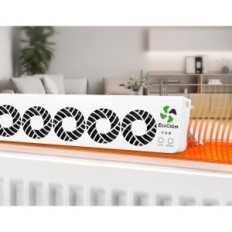 Ecocalm Smart 39 dB 2,3e + 2 v Fläkt Vit tyst fläkt med viloläge och intelligenta kontroller för sovrummet