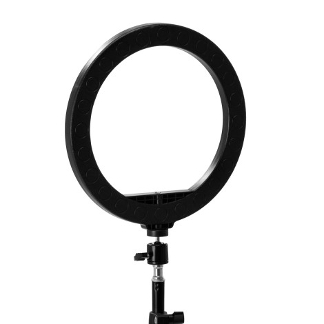 Anneau lumineux GLOW 10" avec trépied 10W — vue de face