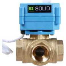 Water shut-off valve in the USA Solid 3/4 "3-way 110-230V IP67