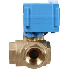 Válvula de fechamento de água nos EUA sólidos 3/4 "3-Way 110-230V IP67